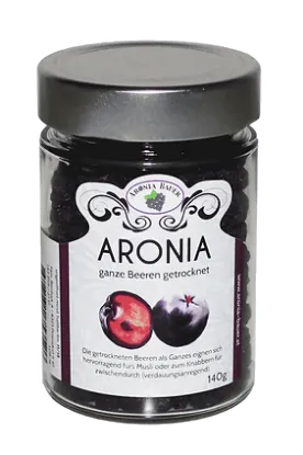 Picture of Bio Aroniabeeren getrocknet im Glas 140g