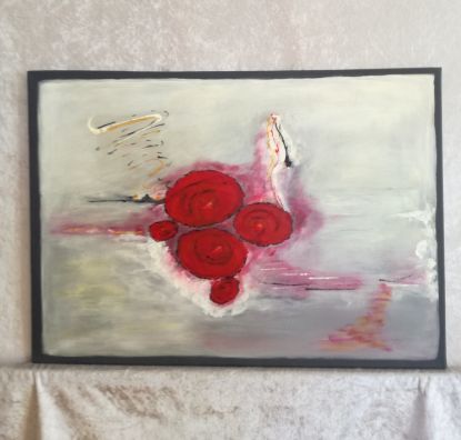 Bild von Acrylbild "verborgene Rosen"