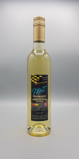 Bild von Honigwein aus feinstem Lindenhonig trocken 0,5l  12% Alkohol