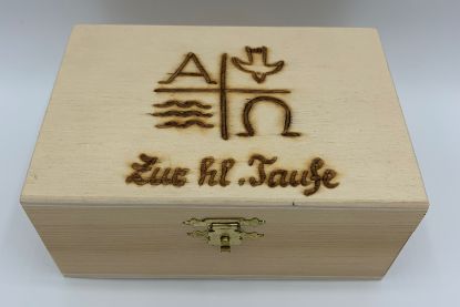 Picture of Holzkassette "Zur Taufe"