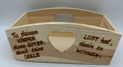 Picture of Wandl Holz mit Spruch