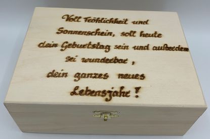 Zeige Details für Lebensjahr-Kassette Holz Bild von Lebensjahr-Kassette Holz