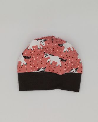 Zeige Details für BIO Baby-Haube "Einhorn Rosa" Bild von BIO Baby-Haube "Einhorn Rosa"