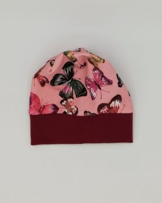 Zeige Details für BIO Baby-Haube "Schmetterling" Bild von BIO Baby-Haube "Schmetterling"
