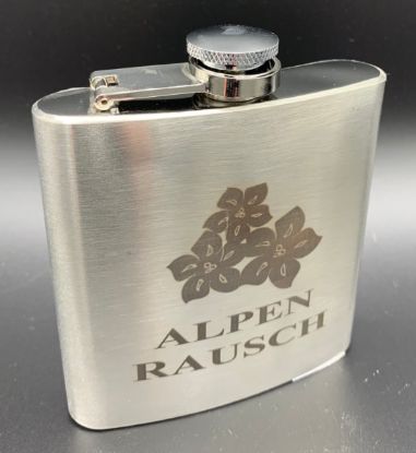 Zeige Details für Flachmann Edelstahl "Alpenrausch" Bild von Flachmann Edelstahl "Alpenrausch"