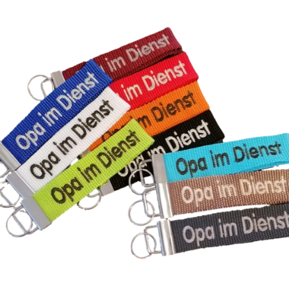 Bild von Schlüsselanhänger "Opa im Dienst"