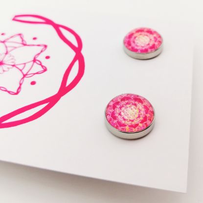 Zeige Details für Mandala der Dankbarkeit - Ohrstecker aus Edelstahl Bild von Mandala der Dankbarkeit - Ohrstecker aus Edelstahl