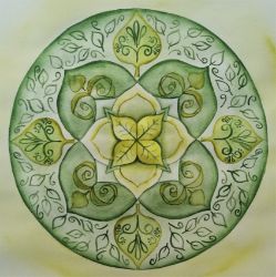 Picture of Mandala des Loslassens - Armkettchen aus Edelstahl