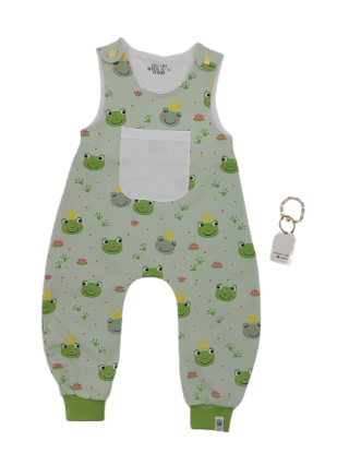 Zeige Details für Strampler - "Frosch" mit passendem Armband Bild von Strampler - "Frosch" mit passendem Armband
