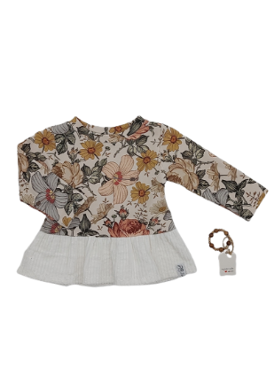 Zeige Details für Pullover - "Blumen" mit passendem Armband Bild von Pullover - "Blumen" mit passendem Armband