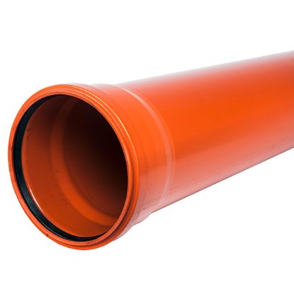 Zeige Details für Kanalrohr DN 110 / verschiedene Längen Bild von Kanalrohr DN 110 / verschiedene Längen