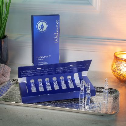 Picture of wellmaxx hyaluron⁵ Ampullen Set calcium skin optimizer concentrate