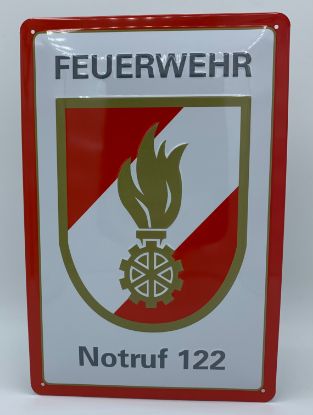 Bild von Blechschild Feuerwehr 