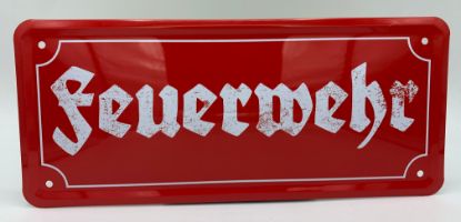 Picture of Blechschild Feuerwehr 