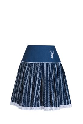Show details for Damen Trachtenrock blau-weiss Picture of Damen Trachtenrock blau-weiss