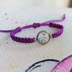 Bild von Einhorn des inneren Kindes - Makramee-Armband - div. Farben