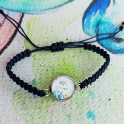 Bild von Einhorn des inneren Kindes - Makramee-Armband - div. Farben