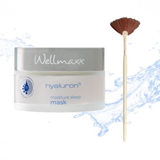 Bild von hyaluron⁵ moisture sleep mask inkl. GRATIS Fächerpinsel