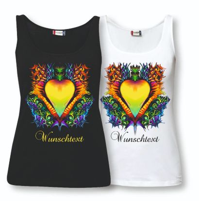 Bild von Tanktop Woman "Psychodelic Heart"