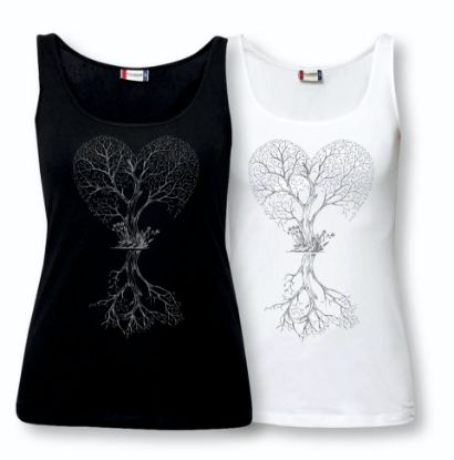 Picture of Tanktop Woman "Heart Tree"