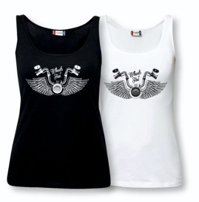 Bild von Tanktop Woman " Wheels of fire"