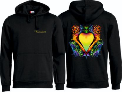 Zeige Details für Hoodie " Psychodelic Heart." Bild von Hoodie " Psychodelic Heart."