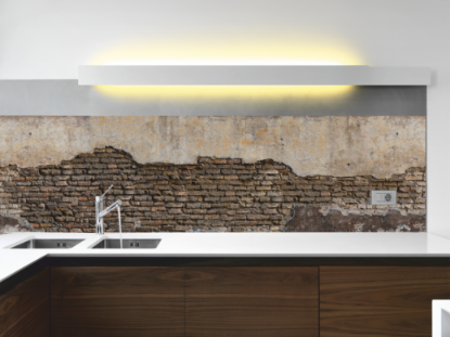 Bild von Küchenrückwand: "Motiv Mauerwerk" - Individuelle Größe