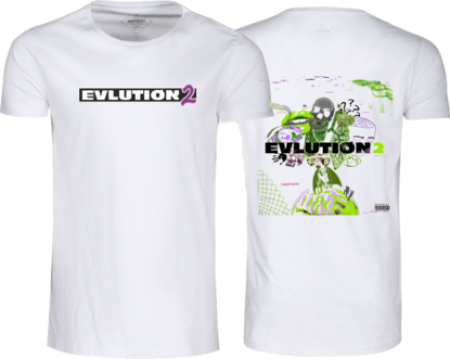 Bild von Merchandising T-Shirt " LIL EVL Evlution 2", weiß