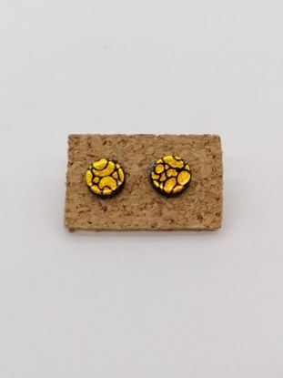 Picture of Ohrstecker - Orange/Schwarz - ENE24