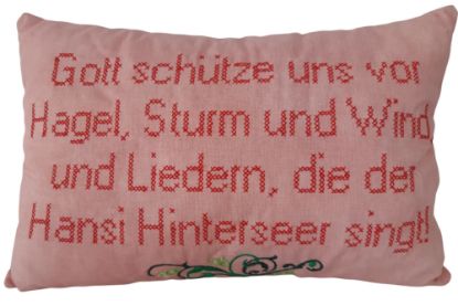 Bild von Kleines Kuschelkissen "Volksmusik" 