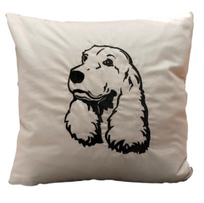 Bild von Kissen für Hundefreunde "Cocker Spaniel" 