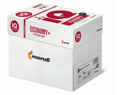 Bild von IQ, Kopierpapier 80 g/m², A4, weiß, 500 Blatt, Economy+ weiß 