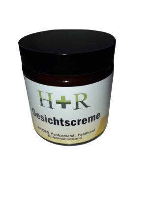 Zeige Details für H+R Gesichtscreme mit CBD 110 ml Bild von H+R Gesichtscreme mit CBD 110 ml