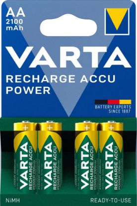Bild von Varta, Recharge Accu Power AA 2100mAh Blister 4