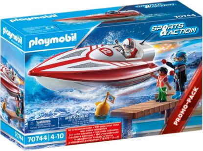 Picture of PLAYMOBIL®, Speedboot mit Unterwassermotor, 70744