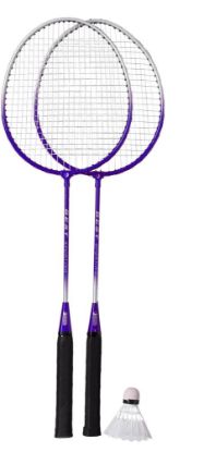 Picture of ToyToyToy, Badminton Set für 2 Spieler, 64,5x20,5cm, blau/silber, 3teilig, SHB513B