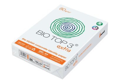 Bild von Bio Top 3, Kopierpapier 80 g/m², A4, weiß, 500 Blatt