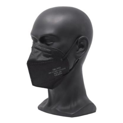 Bild von H, Mund- & Nasenschutz FFP2-Maske 10er, schwarz