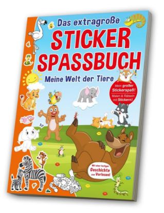 Picture of Media Verlag, Stickerspaßbuch XXL, A4, 128 Seiten  1094