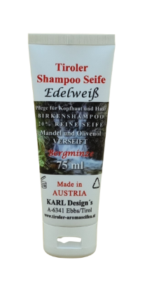 Bild von Tiroler Shampoo Seife - Edelweiß - 75ml