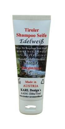 Zeige Details für Tiroler Shampoo Seife - Edelweiß - 75ml Bild von Tiroler Shampoo Seife - Edelweiß - 75ml
