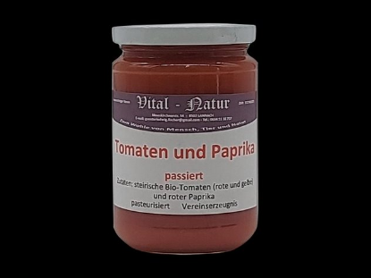 Bild von Tomaten und Paprika 400g Glas