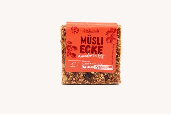 Picture of Müsli[Ecke] BIO Müsliriegel Macadamia-Goji