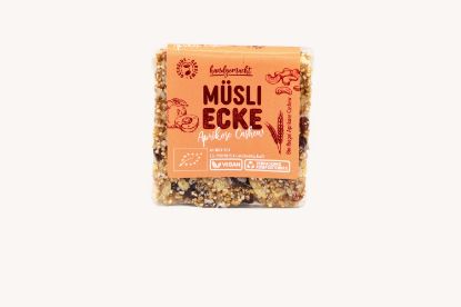 Müsli, gekeimtes Getreide, Emmer Riegel, bio, handgemacht