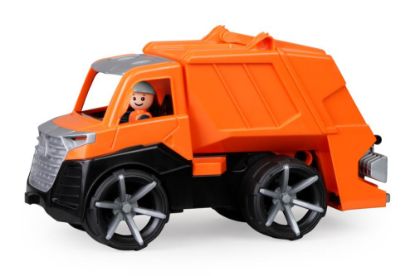 Picture of LENA, Müllwagen mit Gummireifen & Figur, Truxx², 30cm, orange, 4514