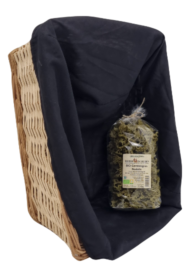 Picture of Bio Hartweizen Gerstengrass Bandnudeln mit Ei (250g - gewellt)