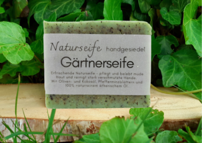 Bild von Naturseife GÄRTNERSEIFE handgesiedet 120g