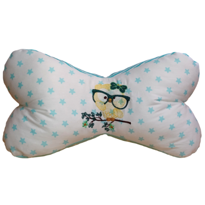Bild von Nackenkissen / Leseknochen "Leseeule" 