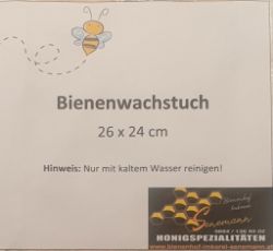 Bild von Bienenwachstuch 26x24