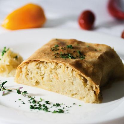 Bild von Krautstrudel o. Speck (Strudelteig) 6 Stk. à 1000 g
